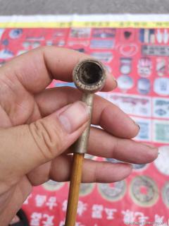 和田玉烟嘴烟袋一套下乡一手货